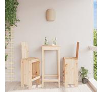 vidaXL Sgabelli da Bar 2 pz 40x42x120 cm in Legno Massello di Pino