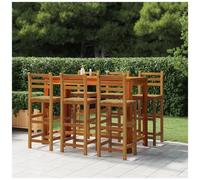 VIDAXL - Sgabelli Da Bar 6 Pz In Legno Massello Di Acacia