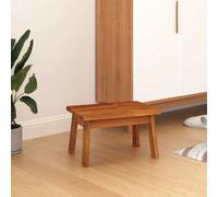 vidaXL Sgabello 38x26x22 cm in Legno Massello di Acacia