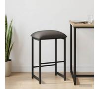 vidaXL Sgabello da bar Grigio Chiaro 40 x 32 x 64 cm