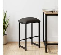vidaXL Sgabello da bar Grigio Scuro 40 x 32 x 64 cm