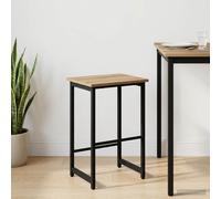 vidaXL Sgabello da bar Rovere Artigianale 40 x 32 x 74 cm