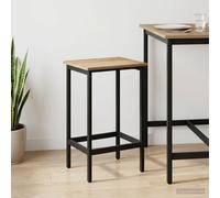 vidaXL Sgabello da bar Rovere Artigianale 40 x 32 x 74 cm