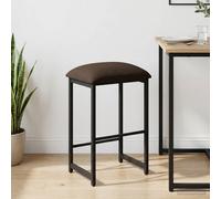 vidaXL Sgabello da bar Tortora 40 x 32 x 64 cm Legno ingegnerizzato