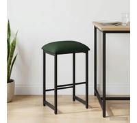 vidaXL Sgabello da bar Verde Scuro 40 x 32 x 64 cm