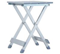 vidaXL Sgabello da Campeggio in Alluminio 28x26x39 cm