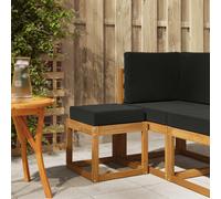 vidaXL Sgabello da Esterno Legno di Acacia Massello Naturale