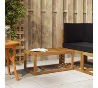 vidaXL Sgabello da Esterno Naturale 79 x 43 x 37 cm