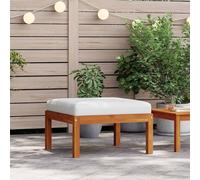 vidaXL Sgabello da Giardino con Cuscino in Massello d'Acacia