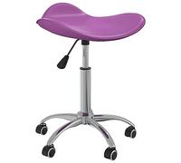 vidaXL Sgabello da Salone Spa Viola in Similpelle