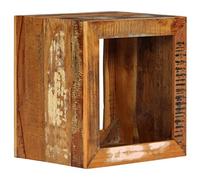 AX Tavolino Sgabello Legno Recupero anticato 40x30x40cm RELAX Vano News 246270