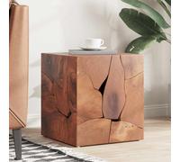 vidaXL Sgabello Marrone 40x40x45 cm in Legno Massello di Teak