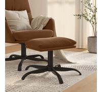 vidaXL Sgabello Marrone 60x60x36 cm in Microfibra
