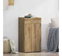 vidaXL Sideboard Artisan Rovere 30x42,5x93 cm Legno ingegnerizzato