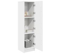 vidaXL Sideboard Bianco Bianco Legno MDF Medio Sideboard Bianco
