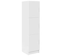 vidaXL Sideboard Bianco Bianco Legno MDF Medio Sideboard Bianco