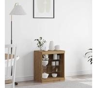 vidaXL Sideboard con luci LED Rovere Artigianale 60,5x37x67 cm