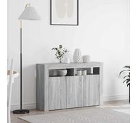 vidaXL Sideboard Grigio sonoma Legno ingegnerizzato 116 x 30 x 75 cm