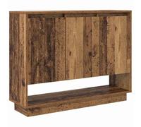 vidaXL Sideboard in Legno Vecchio, Finitura ingegnerizzata, Misura 97 x 29 x 75 cm. Questa unità di stoccaggio ha 3 Porte, Perfetta per Soggiorno, Sala da Pranzo o corridoio. Ha Porte a Battente, st