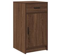 vidaXL Sideboard in Legno Massello di Rovere con Design Moderno e Tavolo Buffet per Uso Interno Finitura Marrone Mobili Eleganti e Funzionali Soluzione Autoportante