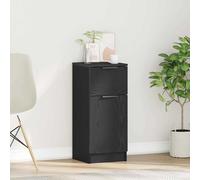vidaXL Sideboard in Rovere Nero Rovere nero 30 x 30 x 70 cm