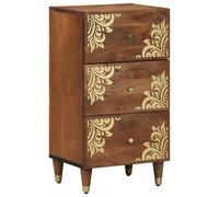 vidaXL Sideboard Marrone miele Legno massello 40 x 33 x 75 cm Sideboard