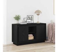 vidaXL Sideboard Rovere nero 102 x 35 x 60 cm Legno multistrato