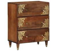 vidaXL Sideboard 60x33x75 cm Legno Massello di Mango