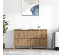 vidaXL Sideboards 2 pz Rovere artigianale 60 x 35 x 70 cm