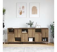 vidaXL Sideboards 3 pcs rovere artigianale 180 x 35 x 70 cm