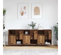 vidaXL Sideboards 3 pz Legno vecchio