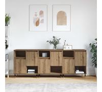 vidaXL Sideboards 3 pz Rovere artigianale