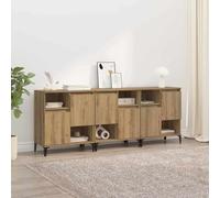 vidaXL Sideboards 3 pz Rovere artigianale 60 x 35 x 70 cm