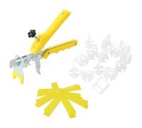 vidaXL Sistema di Livellamento per Piastrelle 250 Cunei 500 Clip 3 mm