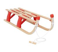 vidaXL Slitta Pieghevole in Legno 110 cm