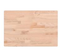 vidaXL Tagliere 60x40x4 cm in Legno Massello di Faggio, Tagliere in Legno, Tagliere per spuntini, ASSE da Cucina, Tagliere da Cucina
