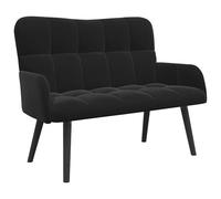 vidaXL Divano a due posti, 115 x 61 x 87 cm, in velluto, elegante divano per soggiorno, Loveseat in velluto, divano a 2 posti, ideale per piccoli spazi