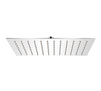 vidaXL Soffione Acciaio Inox Miscelatore Pioggia 20x30 cm Rettangolare Doccia
