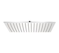 vidaXL Soffione Acciaio Inox Miscelatore Pioggia 30x40 cm Rettangolare Doccia