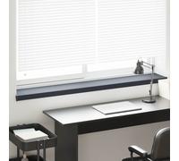 vidaXL Davanzale per finestra antracite con venature del legno 140 x 20 x 4,5 cm, PVC, moderno, facile da pulire, resistente ai raggi UV, bel accento, design funzionale, nuova casa, spazio per
