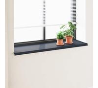 vidaXL Soglia della Finestra Antracite con Venature del Legno PVC