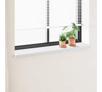 vidaXL Soglia della Finestra Bianco 120 x 30 x 4,5 cm PVC