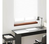 vidaXL Soglia della Finestra Legno Marrone 100 x 15 x 4,5 cm PVC