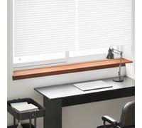 vidaXL Soglia della Finestra Legno Marrone 140 x 25 x 4,5 cm PVC