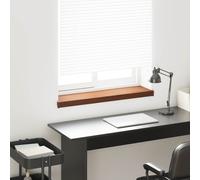 vidaXL Soglia della Finestra Legno Marrone 80 x 25 x 4,5 cm PVC