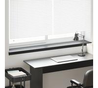 vidaXL Soglia della Finestra Nero con Venature del Legno PVC