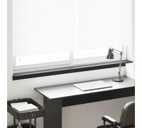 vidaXL Soglia della Finestra Nero con Venature del Legno PVC