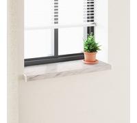 vidaXL Davanzale in marmo struttura 100 x 35 x 4,5 cm, in PVC, moderno, facile da pulire, resistente ai raggi UV, bel accento, design funzionale, nuova casa, spazio per stendere