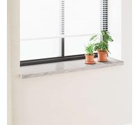 vidaXL Davanzale in marmo struttura 140 x 45 x 4,5 cm, PVC, moderno, facile da pulire, resistente ai raggi UV, bel accento, design funzionale, nuova casa, spazio per stendere