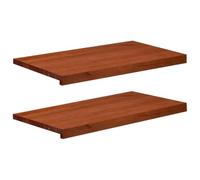 vidaXL Soglie per finestre 2 pz Marrone 80x 40 x 2 cm